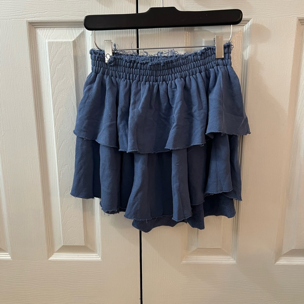 Blue aerie Ruffled Skirt